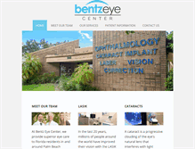 Tablet Screenshot of bentzeyecenter.com